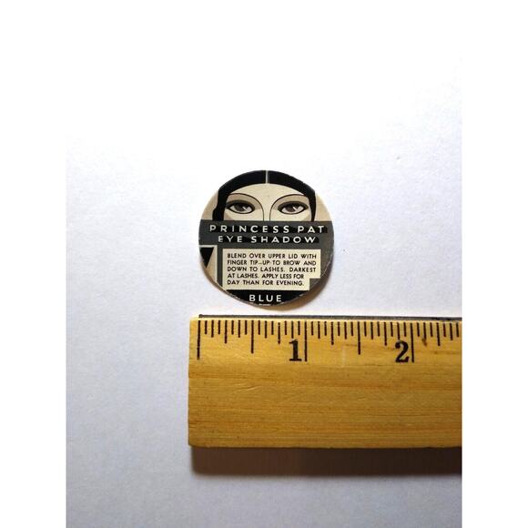 Princess Pat Eye Shadow Makeup Product Label 1940s Vintage Original Art Deco - Picture 3 of 4